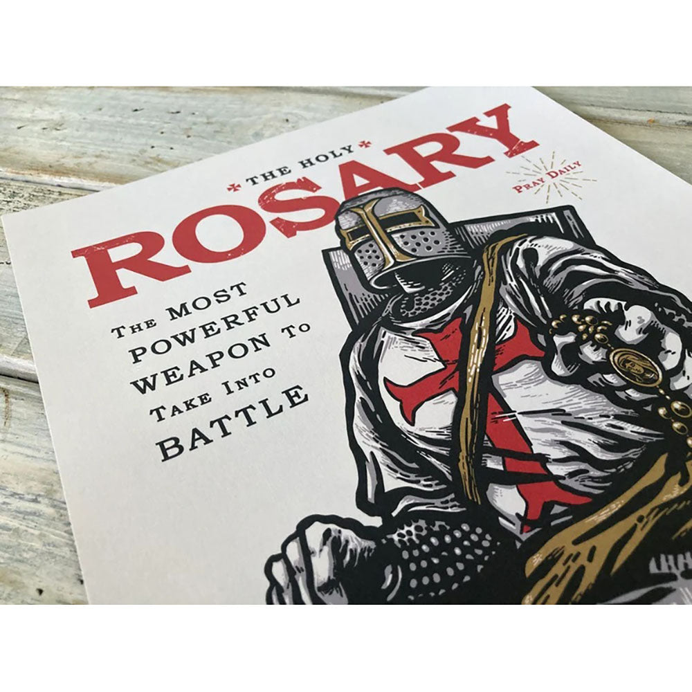 Rosary Crusader Print - 8.5" x 11"