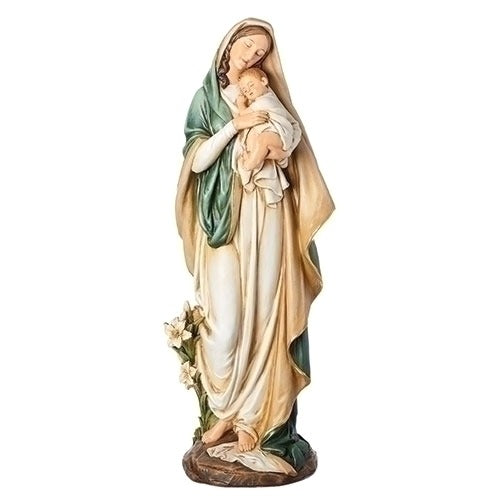Sleeping Madonna and Child Statue