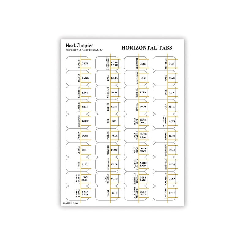 Horizontal Catholic Bible Tabs | The Catholic Company®