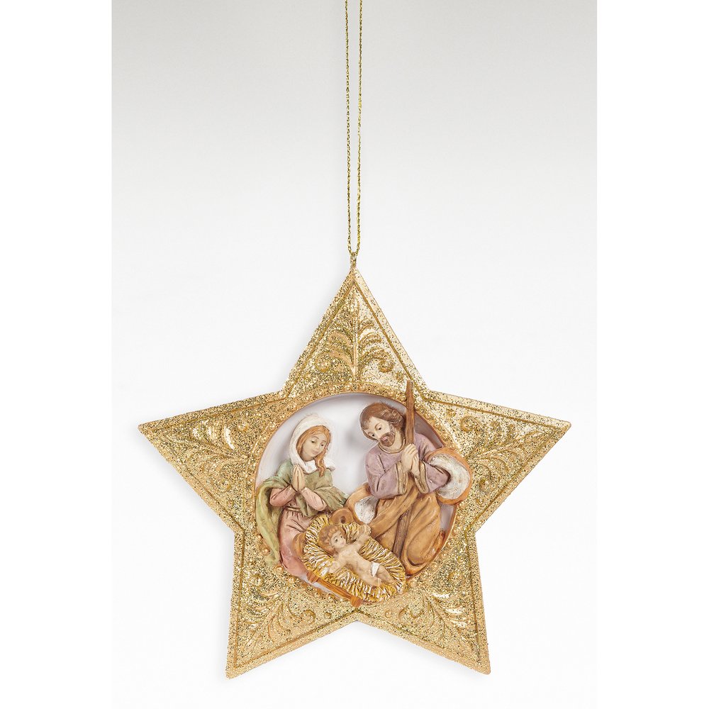 Fontanini Holy Family Christmas Star Ornament