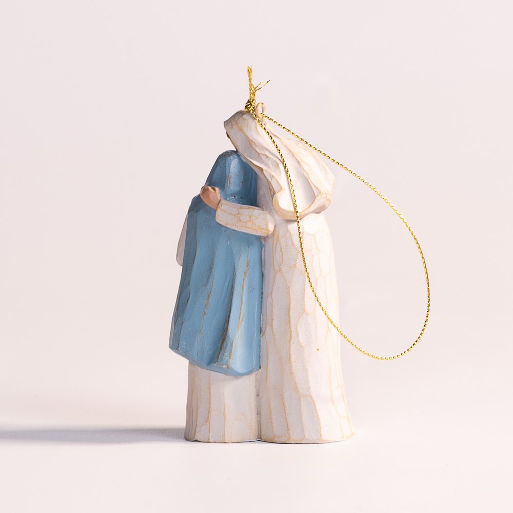 Contemporary Holy Family Ornament - 4"