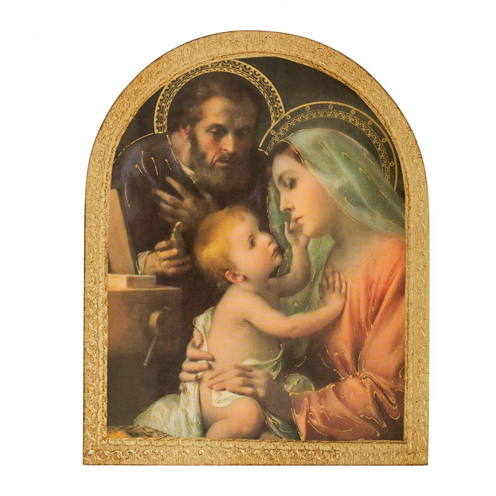 Simeone Holy Family Italian Plaque