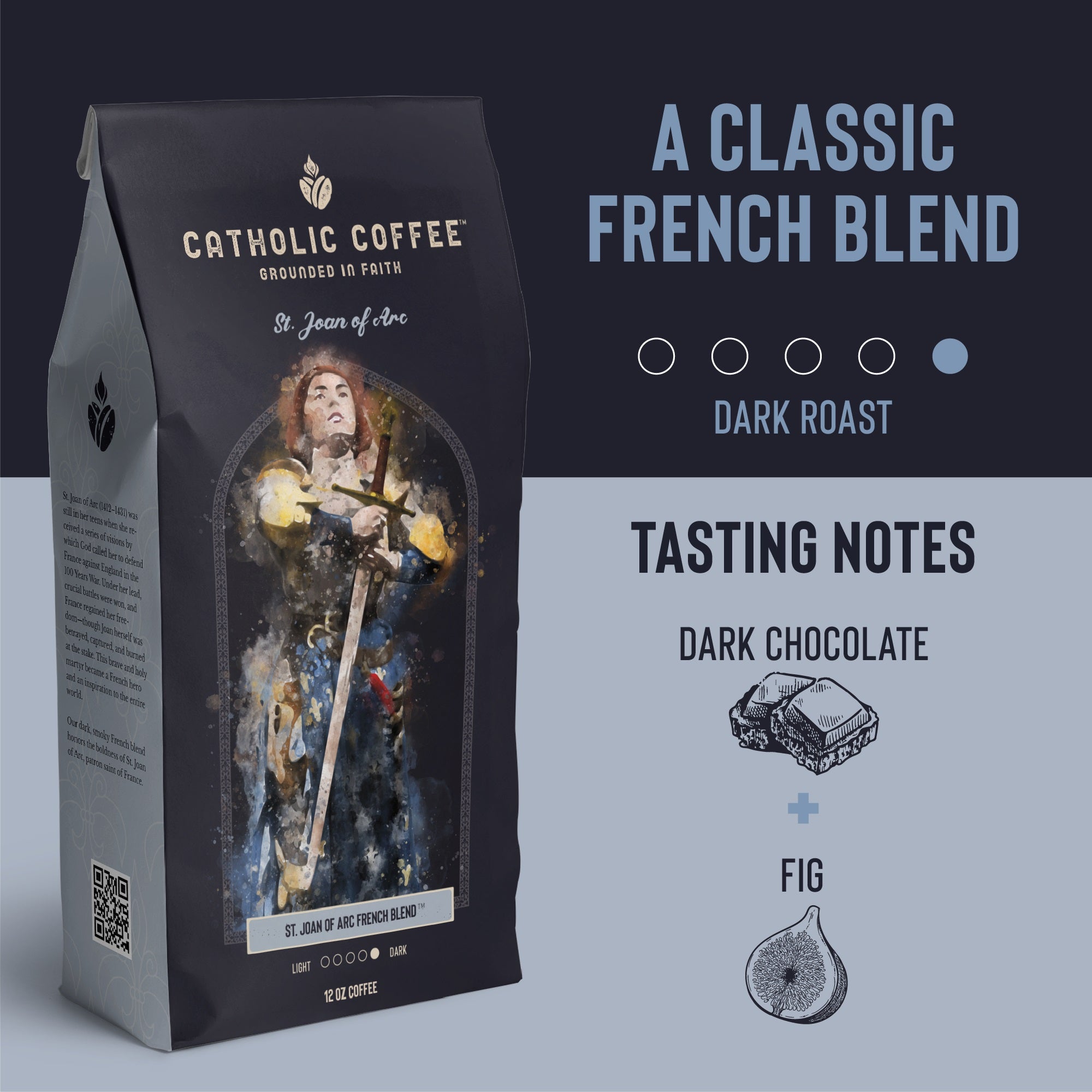 St. Joan of Arc French Blend Coffee - 12 oz. Bag