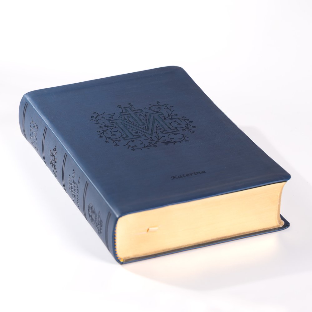 Personalized  Marian Cross Bible