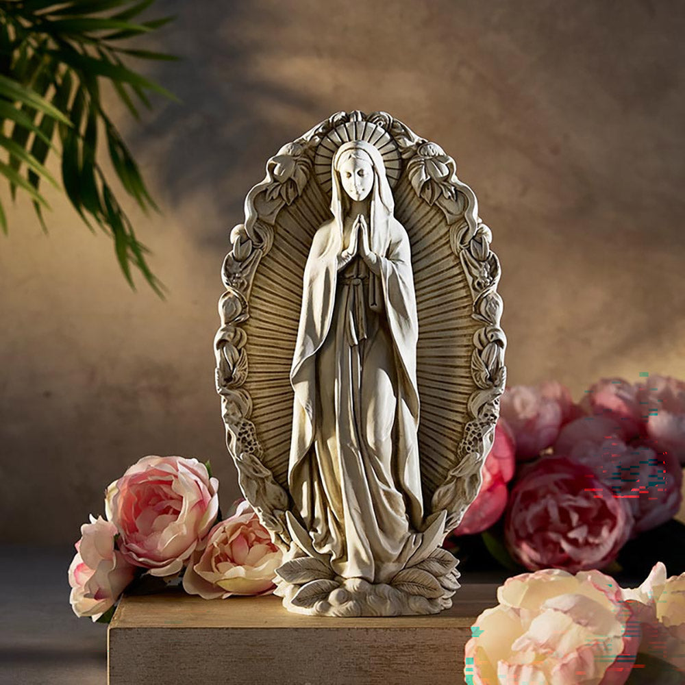 Our Lady of Guadalupe Sunburst Statue - 12.5"