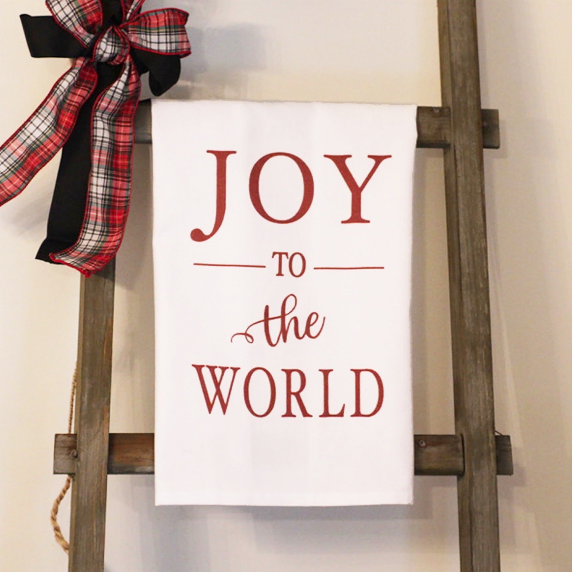 Joy to the World Dish Towel
