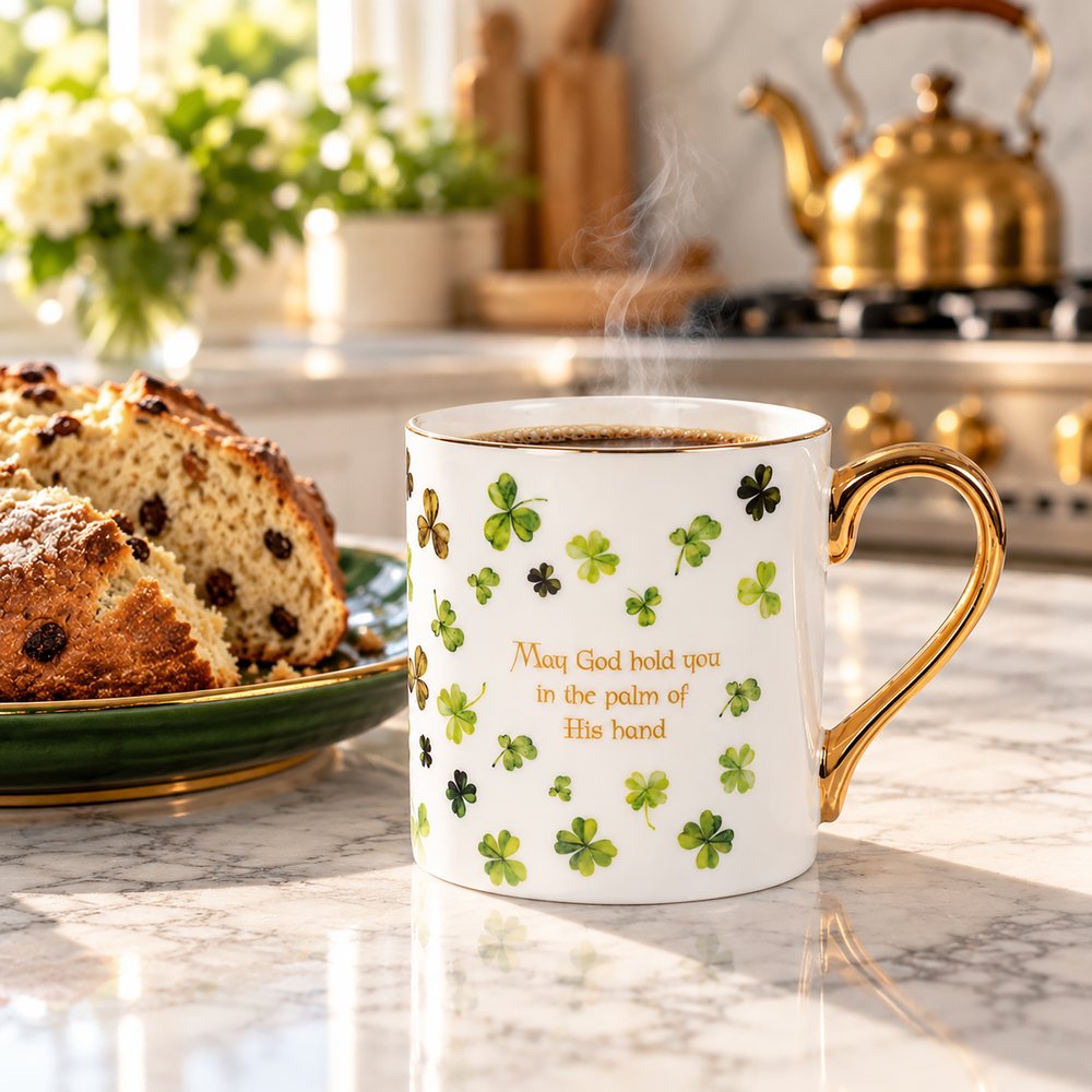 Irish Blessing Bone China Mug