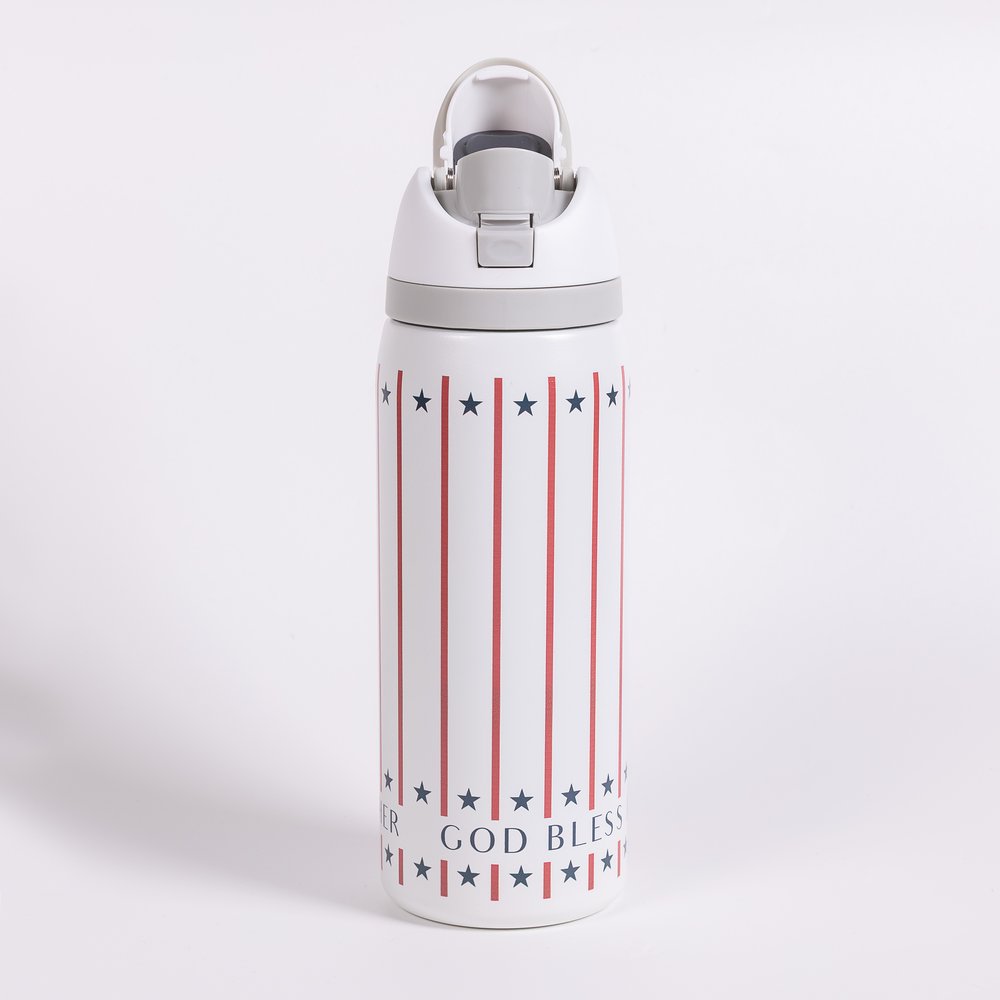 Personalized God Bless America Water Bottle