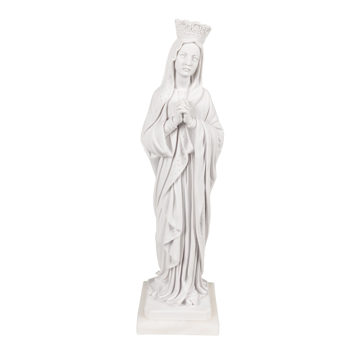 Sorrowful Mother Italian Alabaster Statue - 18"