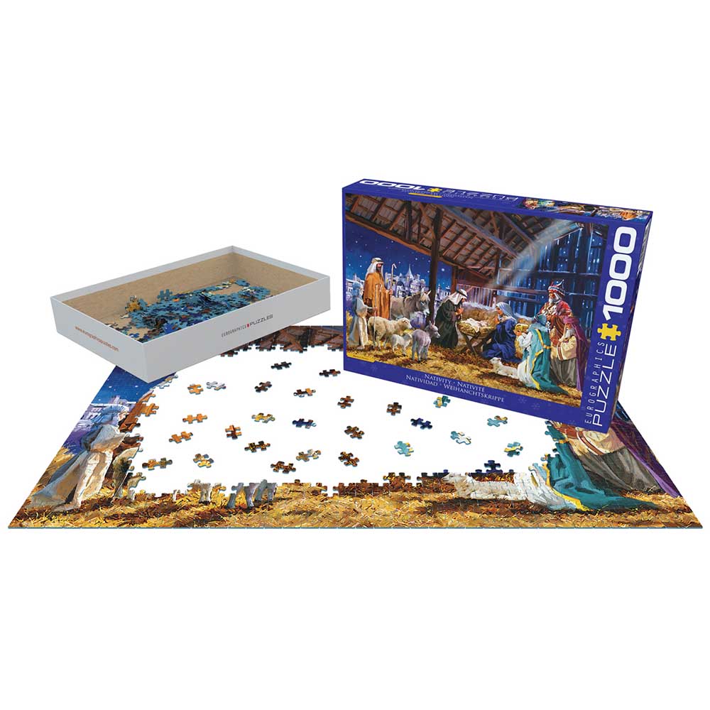 Presenting the Gifts Nativity Puzzle - 1000 Pieces