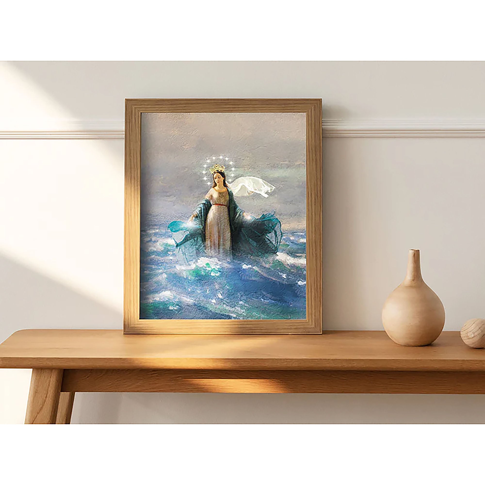 Stella Maris Star of the Sea Unframed Print - 8" x 10"