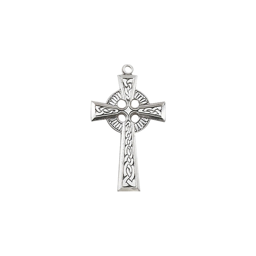 Sterling Silver Celtic Cross with 24" Chain