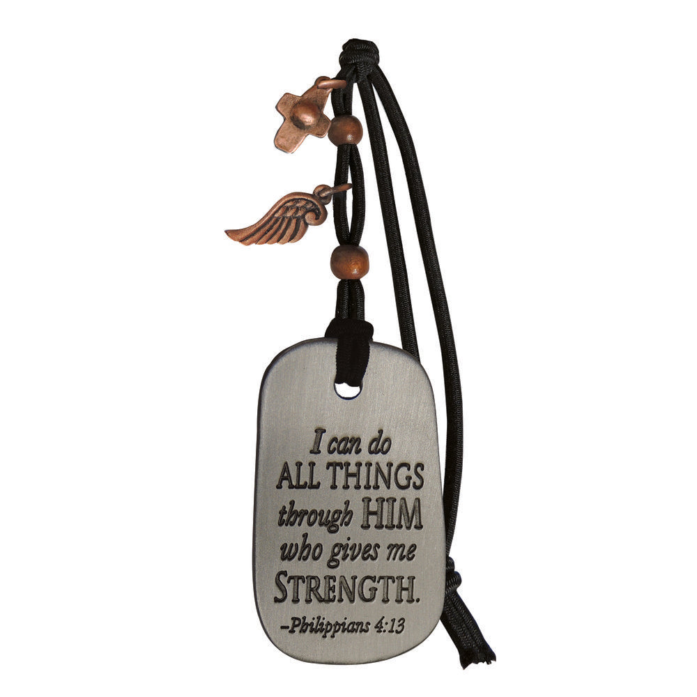 I Can Do All Things Car Charm