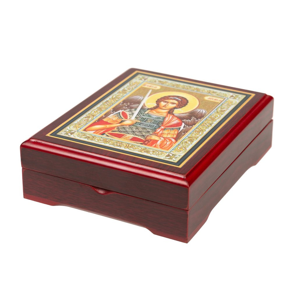 St. Michael Icon Wood Keepsake Box