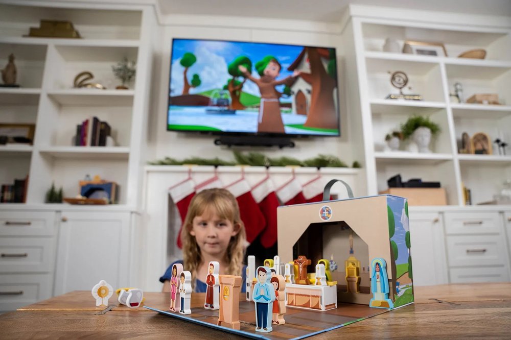 Saintly Heart Brother Francis Church Playset