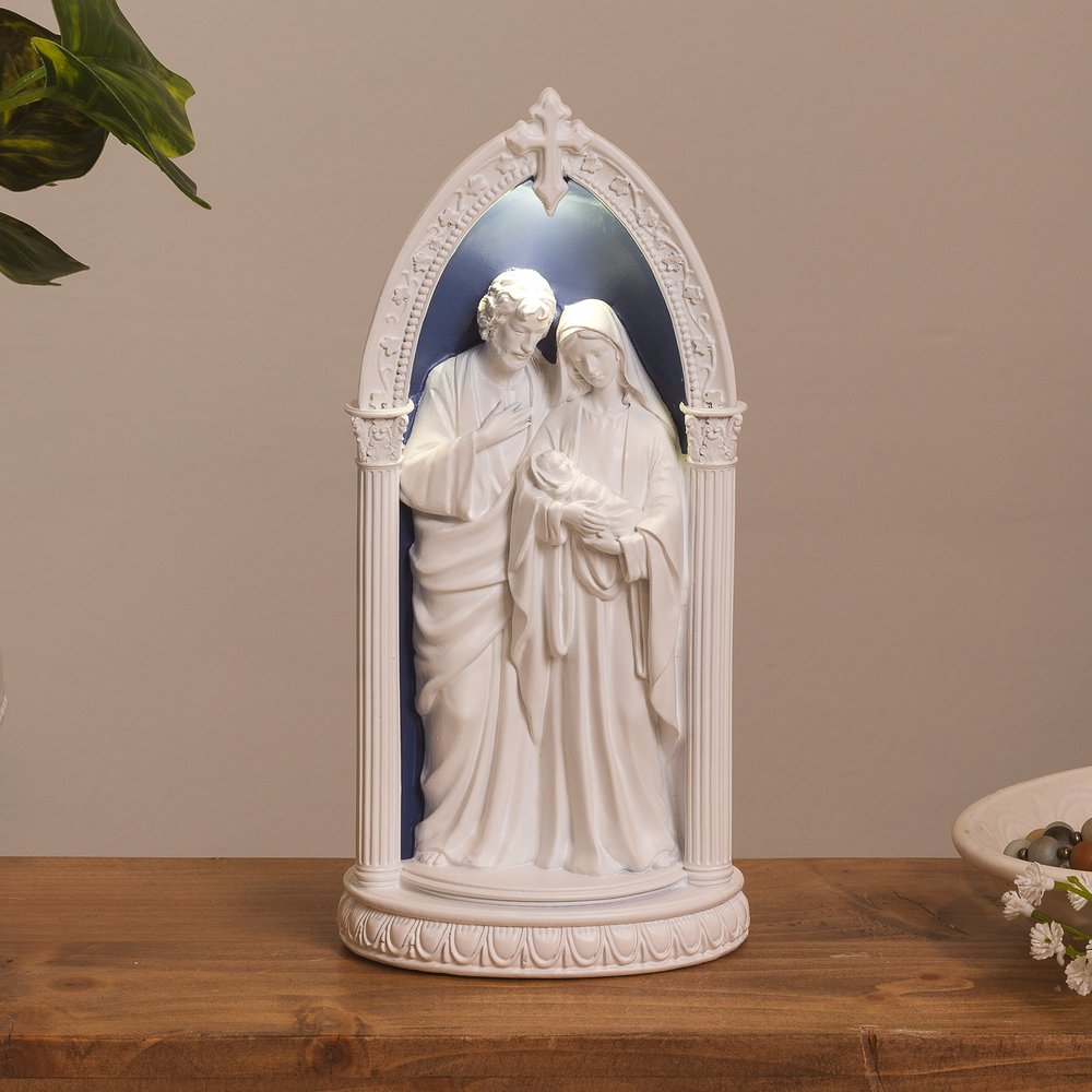LED Holy Family Della Robbia Style Arch