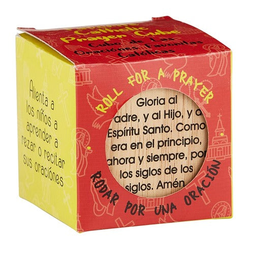 Catholic Prayers Cube in Spanish