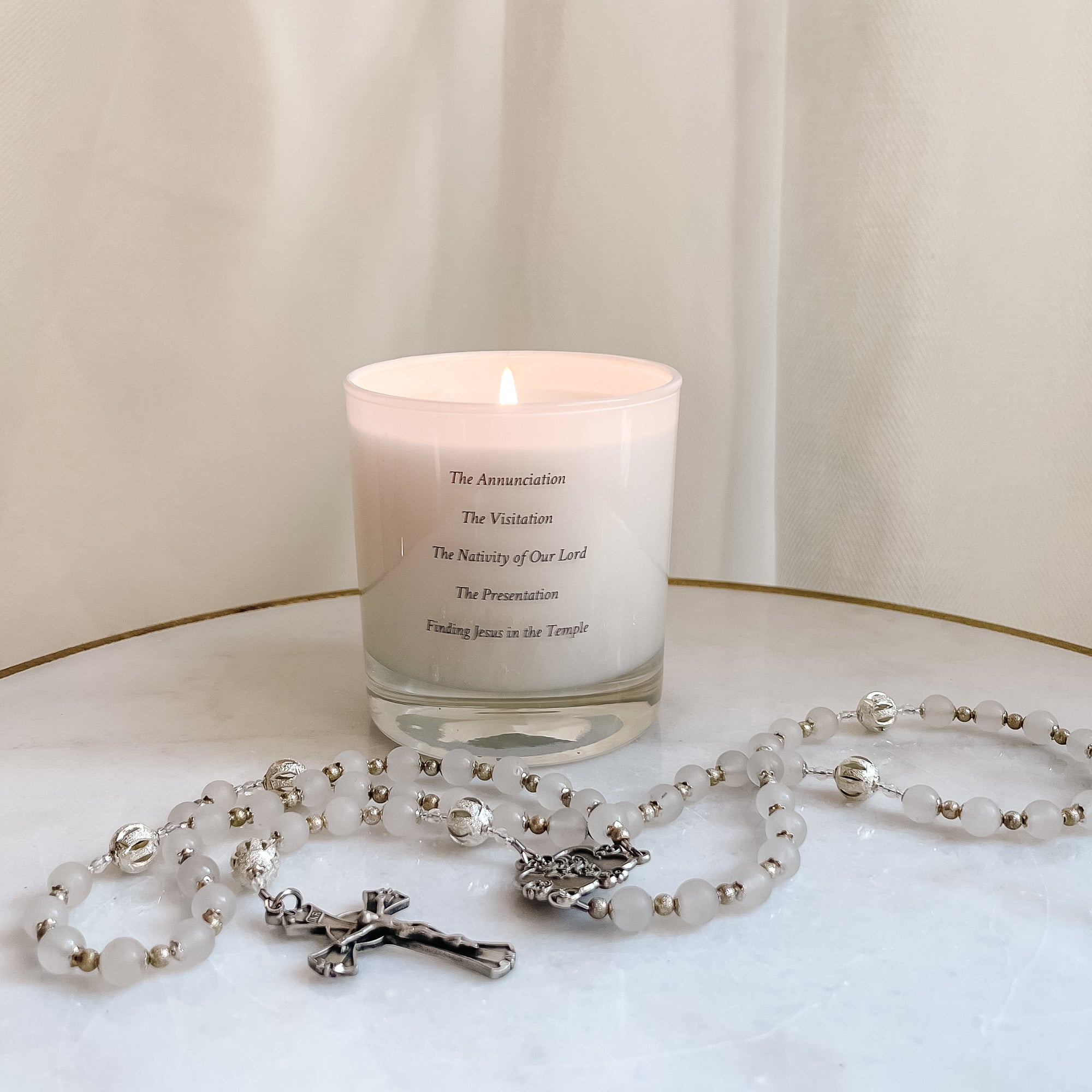 The Joyful Mysteries Scented Candle