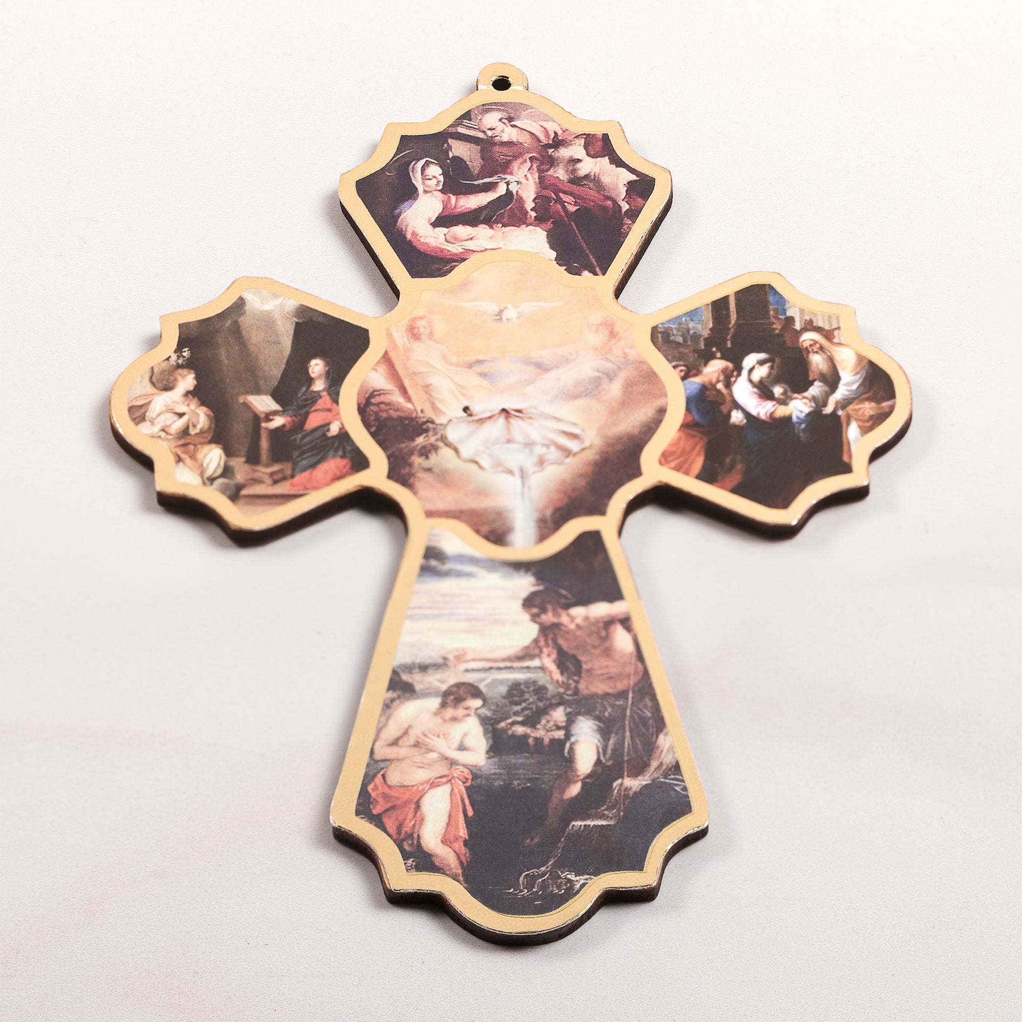 Classic Baptism Wall Cross - 4" x 6"