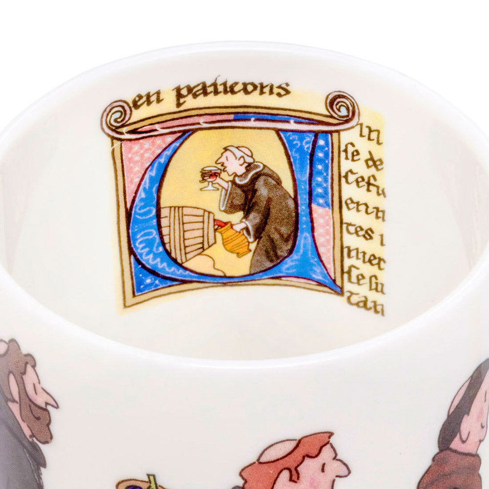 Monks Procession Bone China Mug