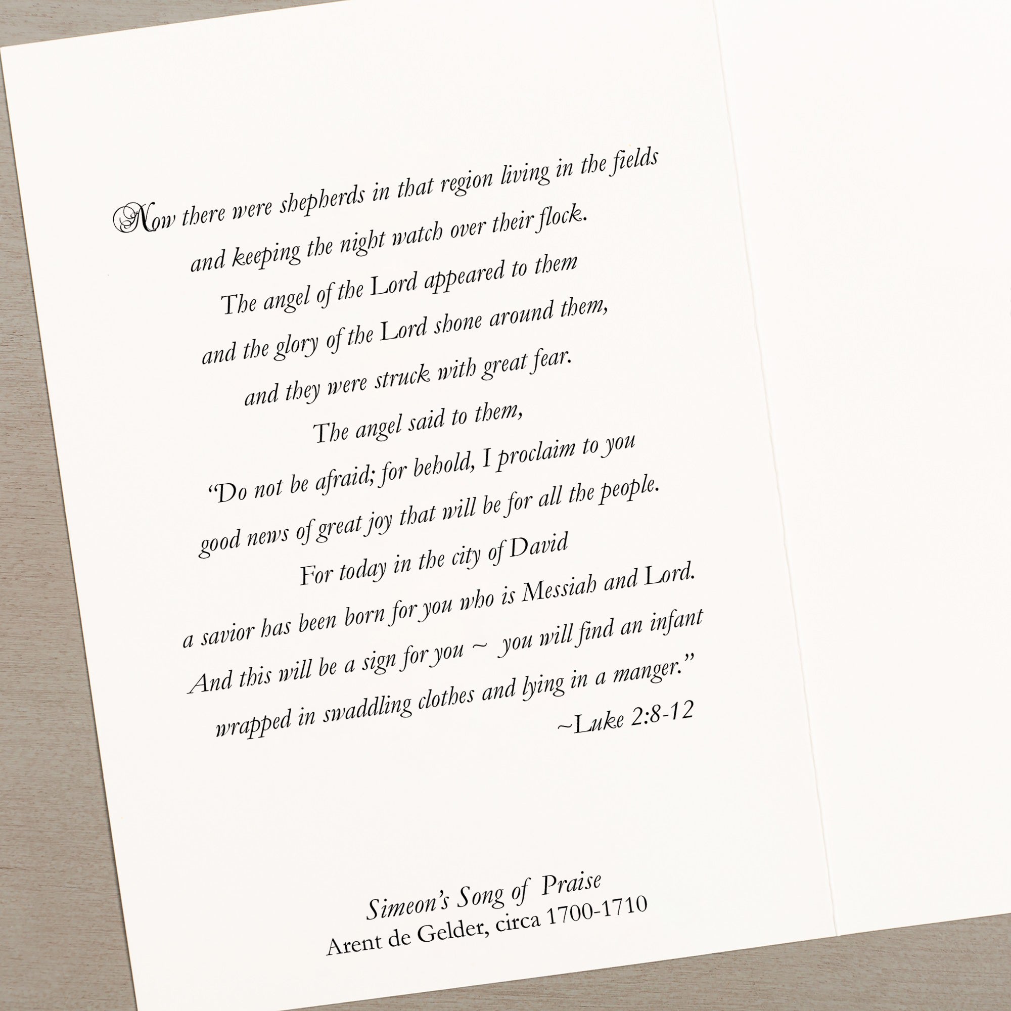 Unto Us a Child is Born Christmas Cards - Set of 20