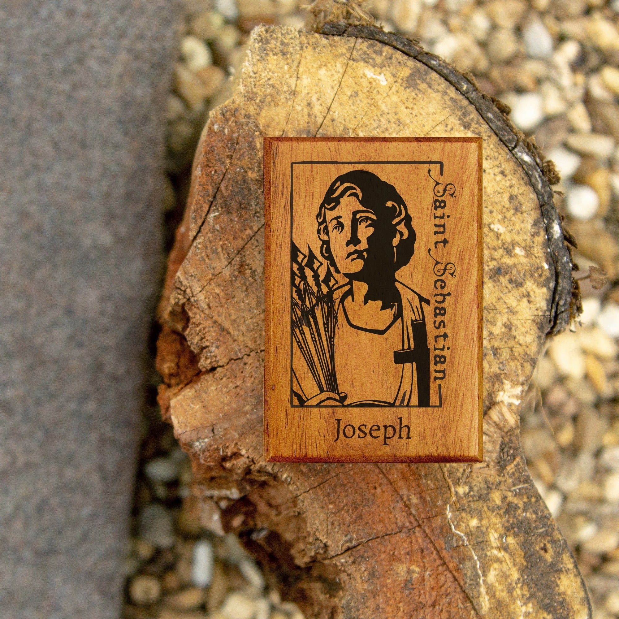 Personalized St. Sebastian Keepsake Box