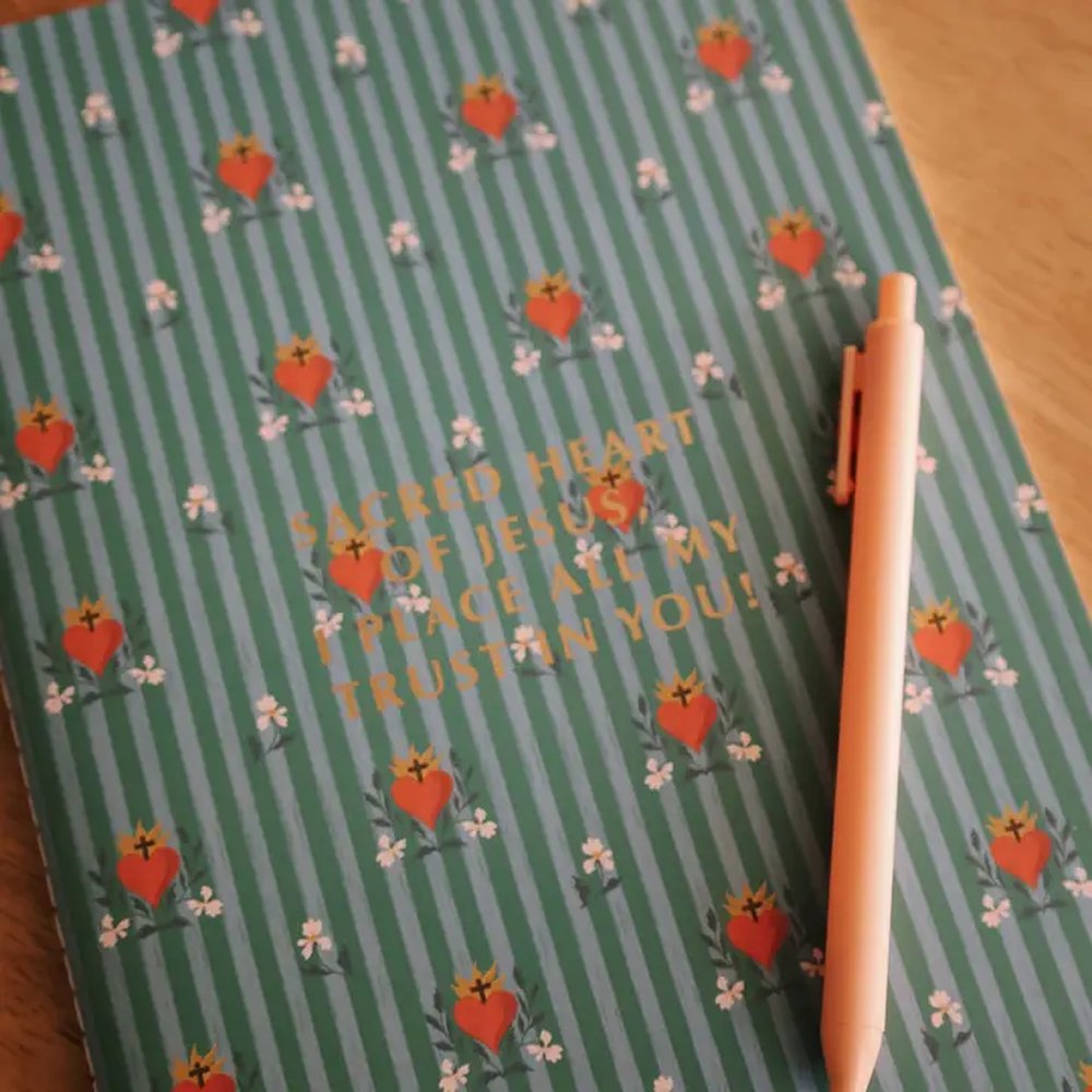 Sacred Heart Paper Notebook