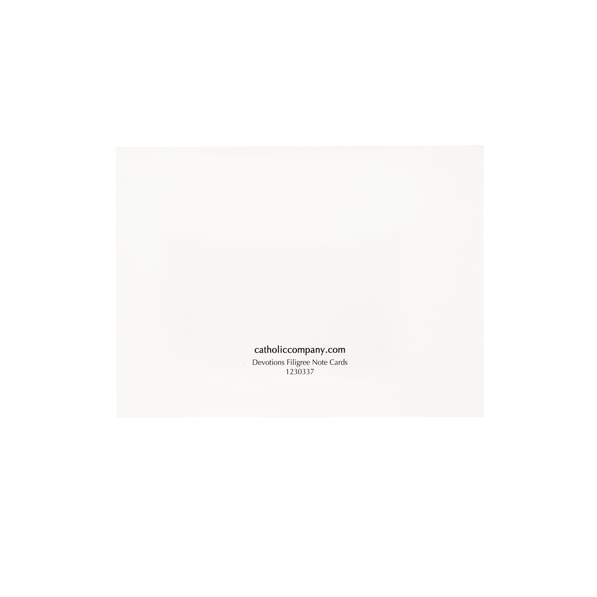 Filigree Collection Catholic Note Cards - Set of 12