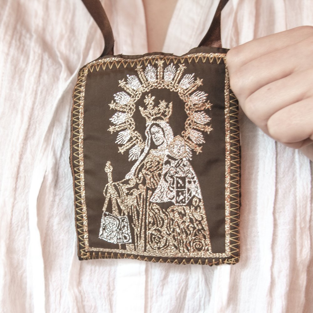 Extra Large Brown Scapular for Door or Personal Use