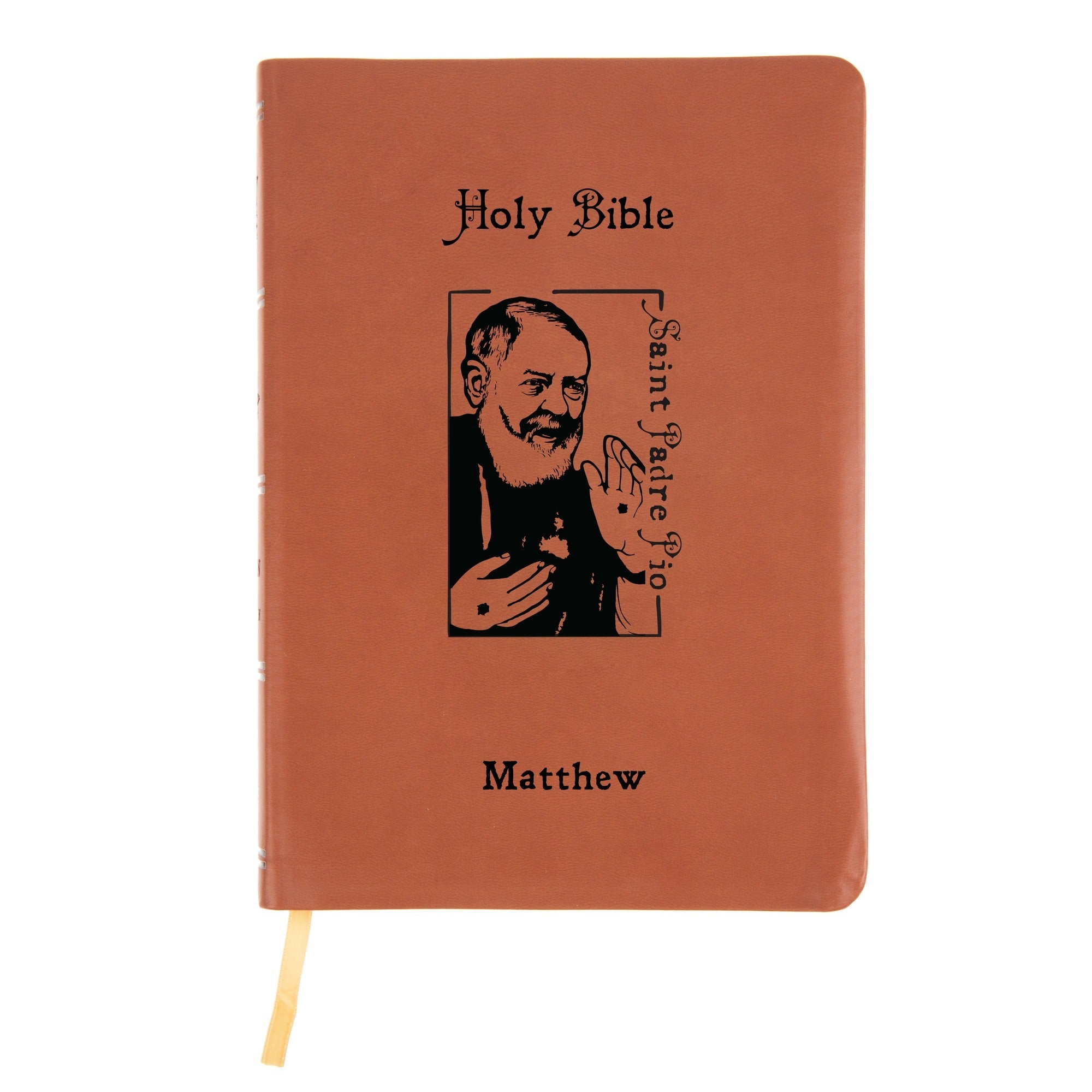 Personalized Padre Pio Bible