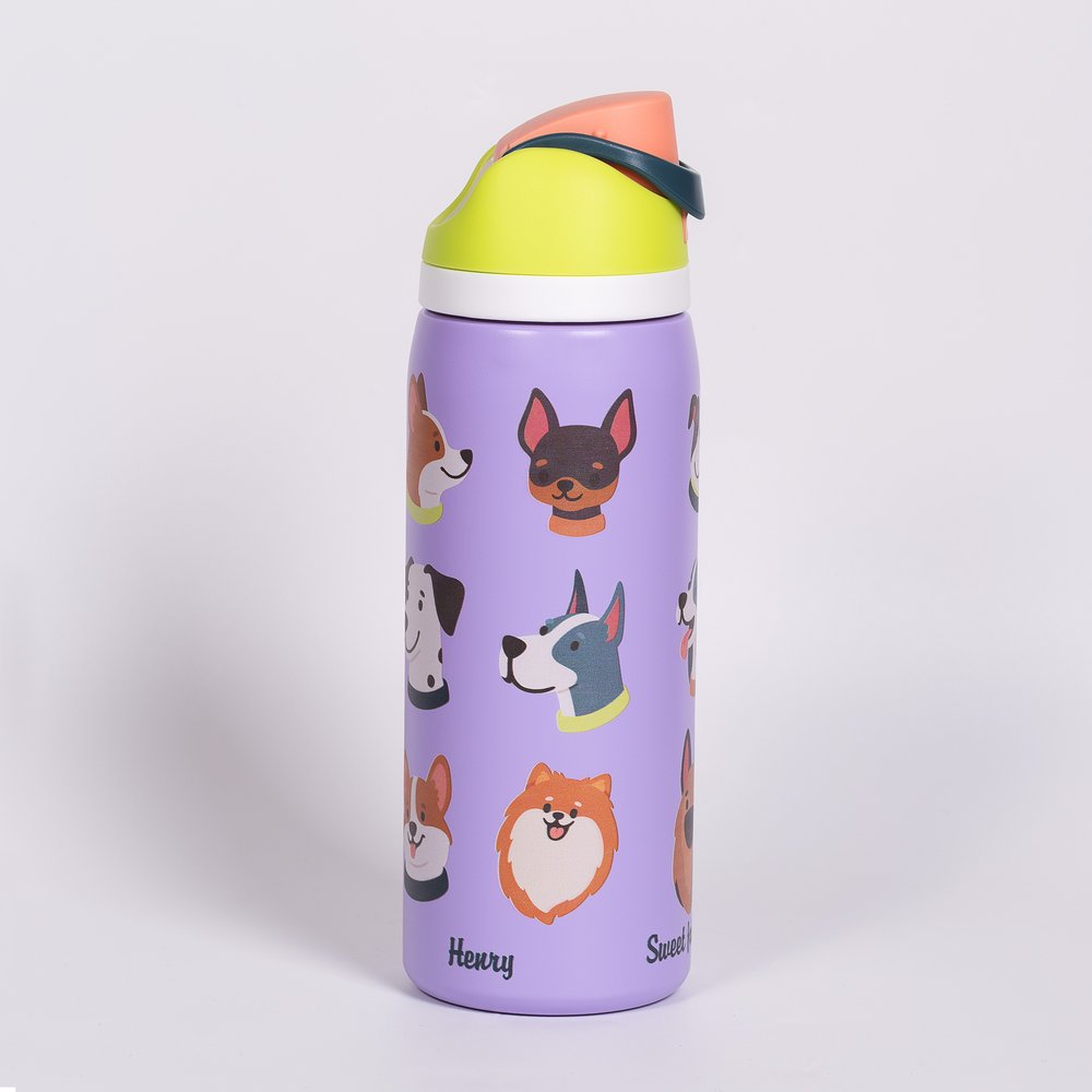 Personalized Friendship Pups Water Bottle