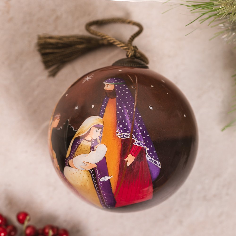 The Savior Is Born Ornament