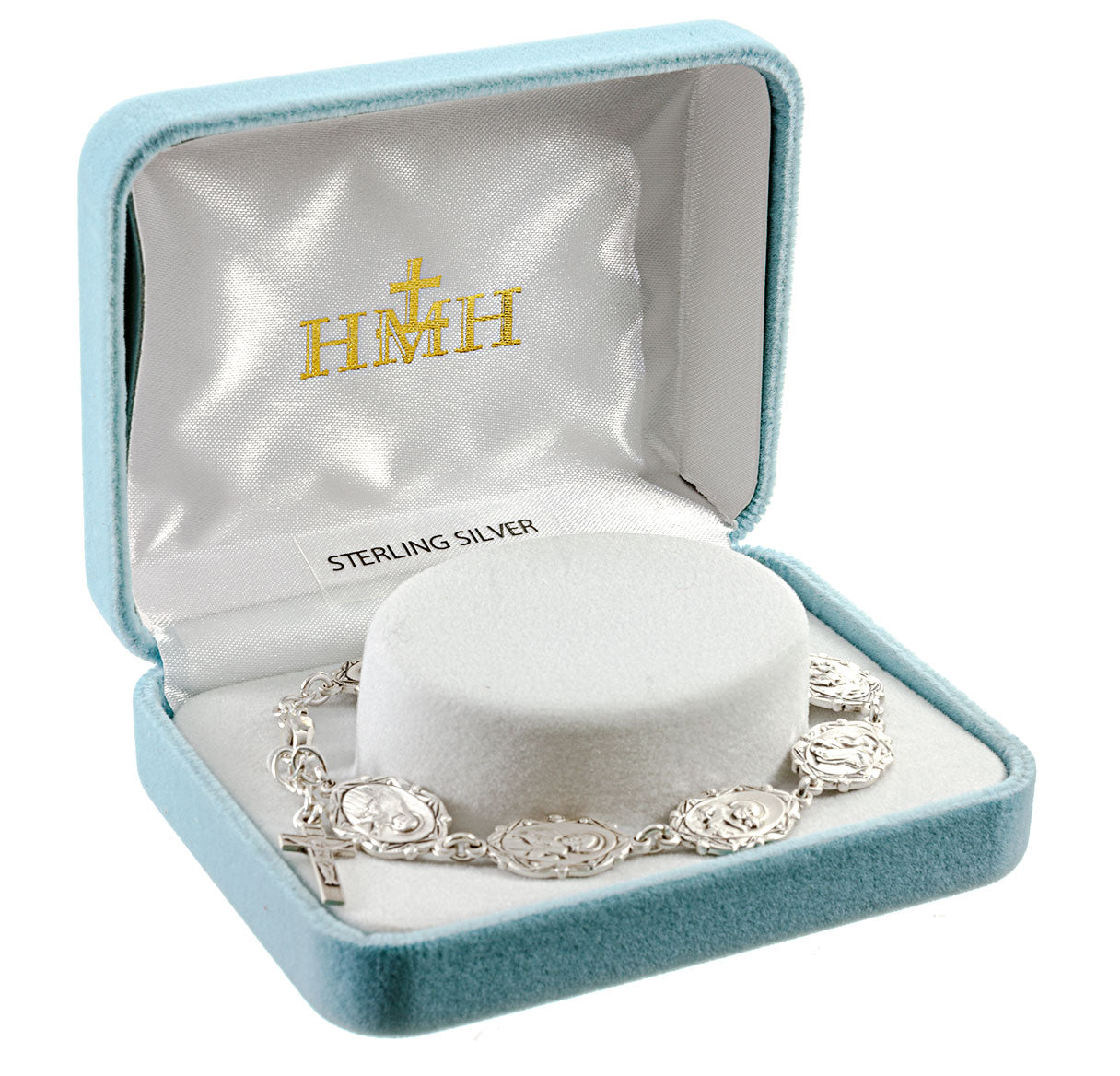 Sterling Silver Patron Saint Bracelet