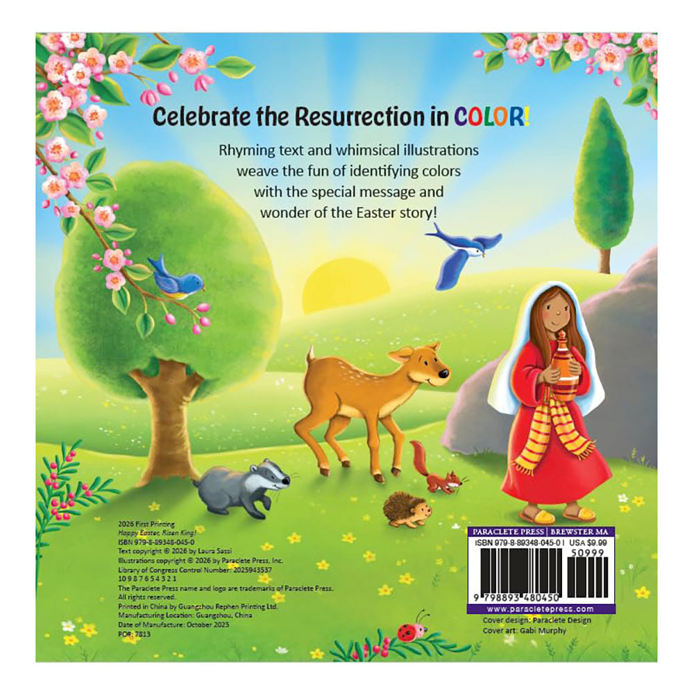 Happy Easter Risen King! An Early Learning Board Book of Colors