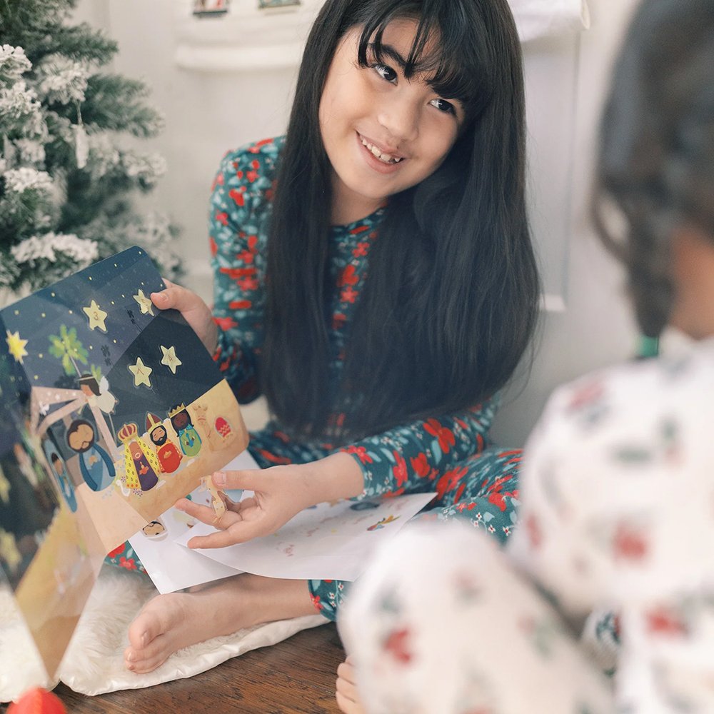 Advent Calendar & Reusable Nativity Sticker Set