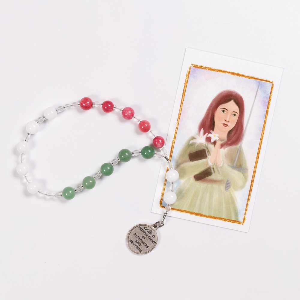 Jade & Aventurine Chaplet of St. Dymphna