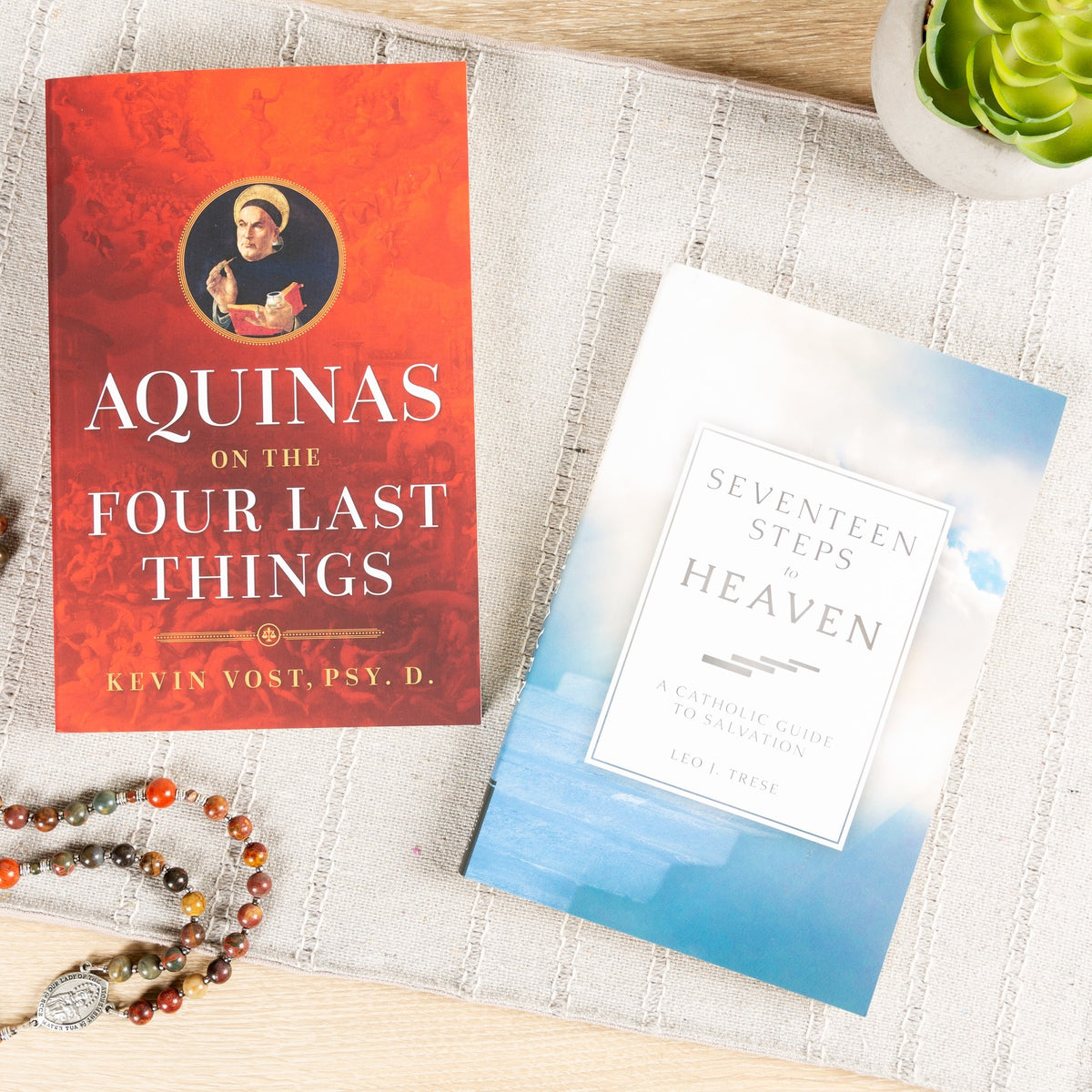 Aquinas on the Four Last Things & Seventeen Steps to Heaven: A Catholic Guide to Salvation (2 Book Set)