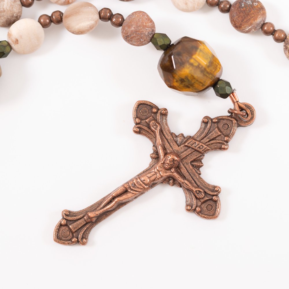 St. Hildegard Honeycomb Rosary | The Catholic Company®