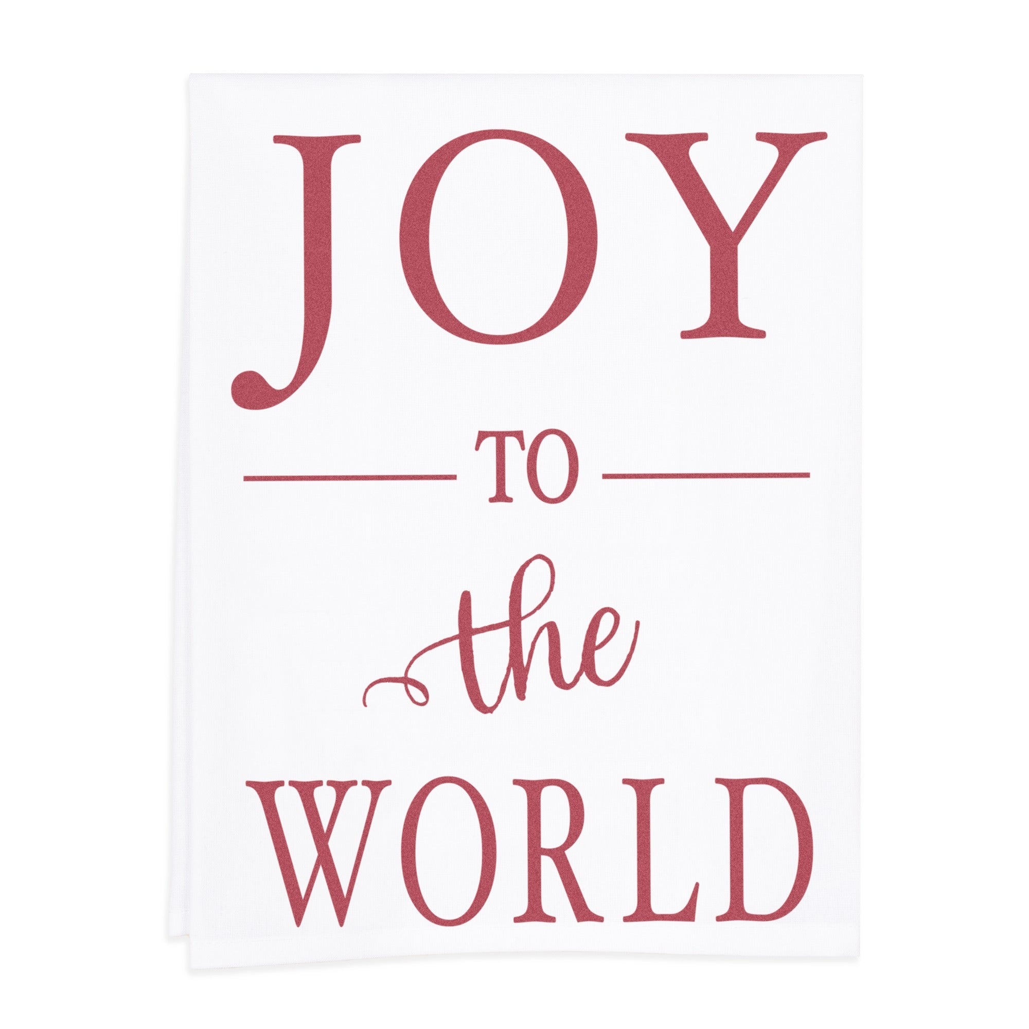 Joy to the World Dish Towel