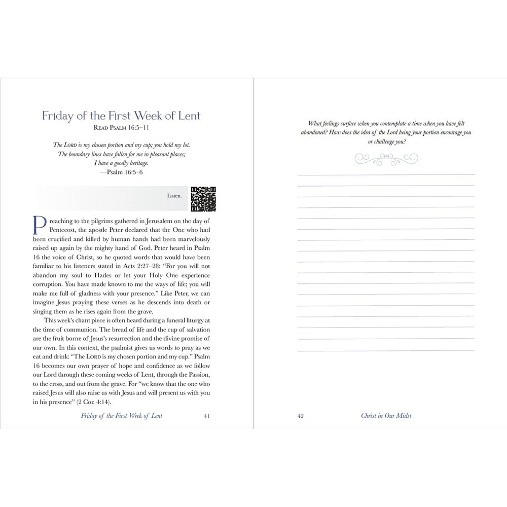 Christ in Our Midst: Daily Lenten Reflections Through Scripture and Gregorian Chant