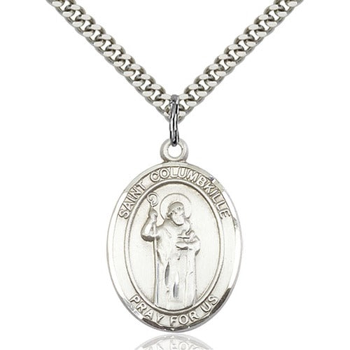 Sterling Silver St. Columbkille Pendant