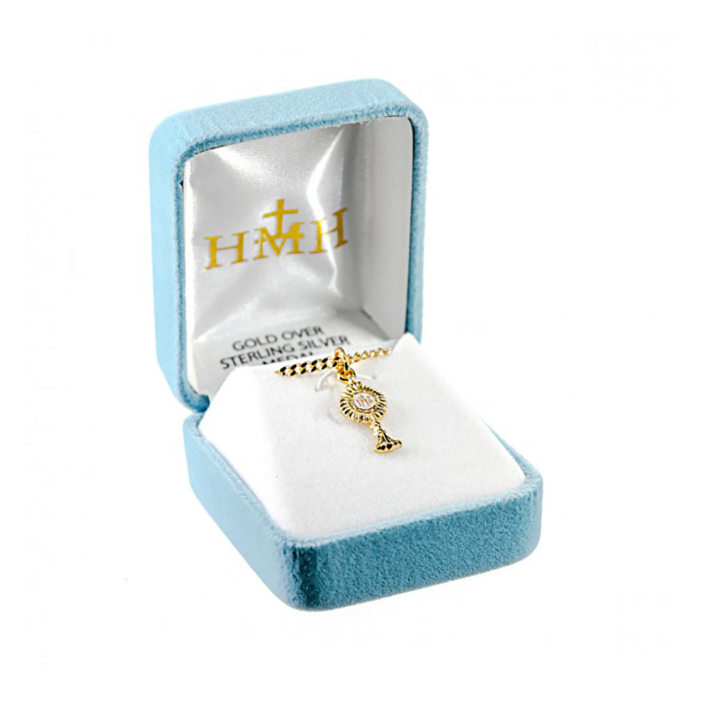 Petite Monstrance Gold Necklace