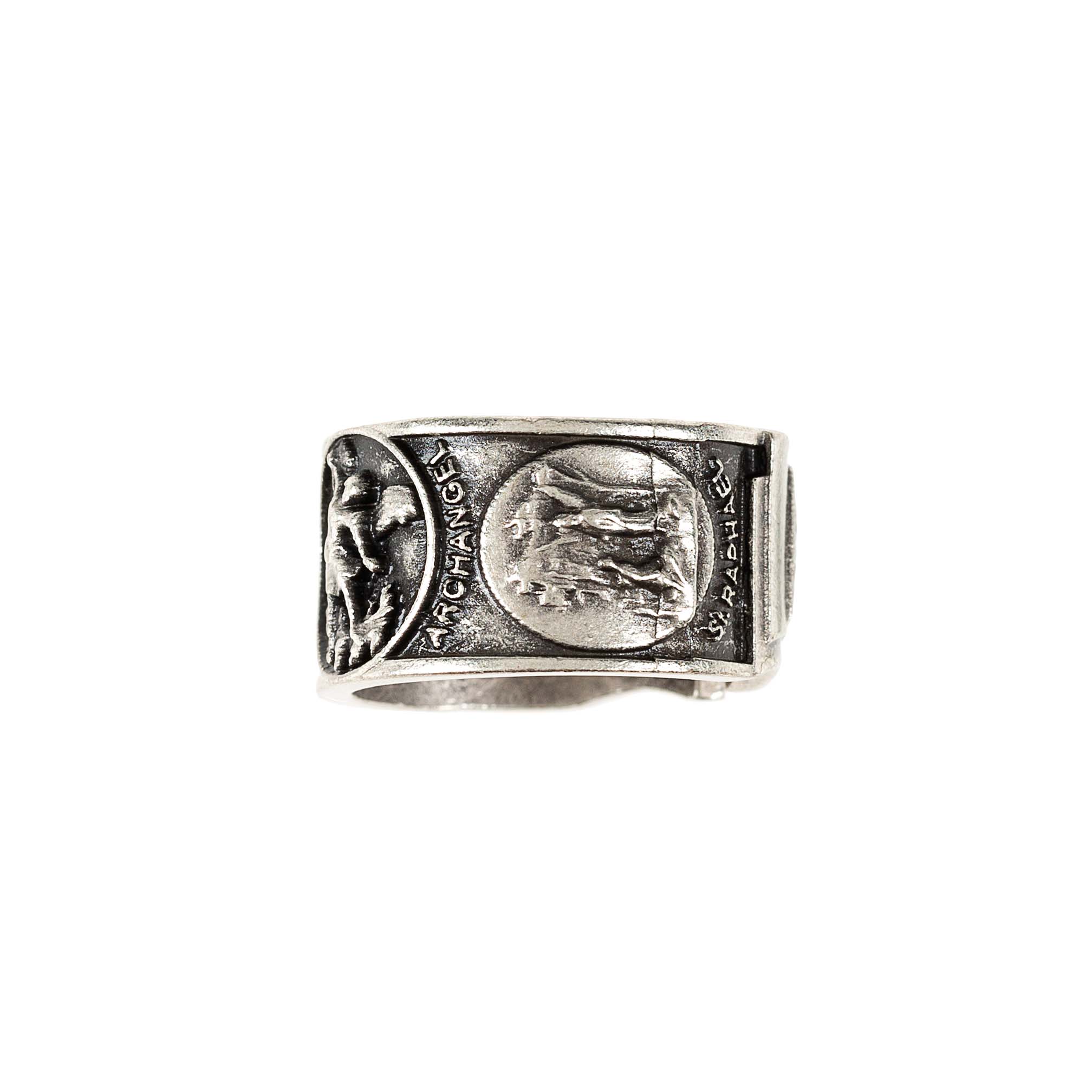 Men's Stamped St. Michael Ring