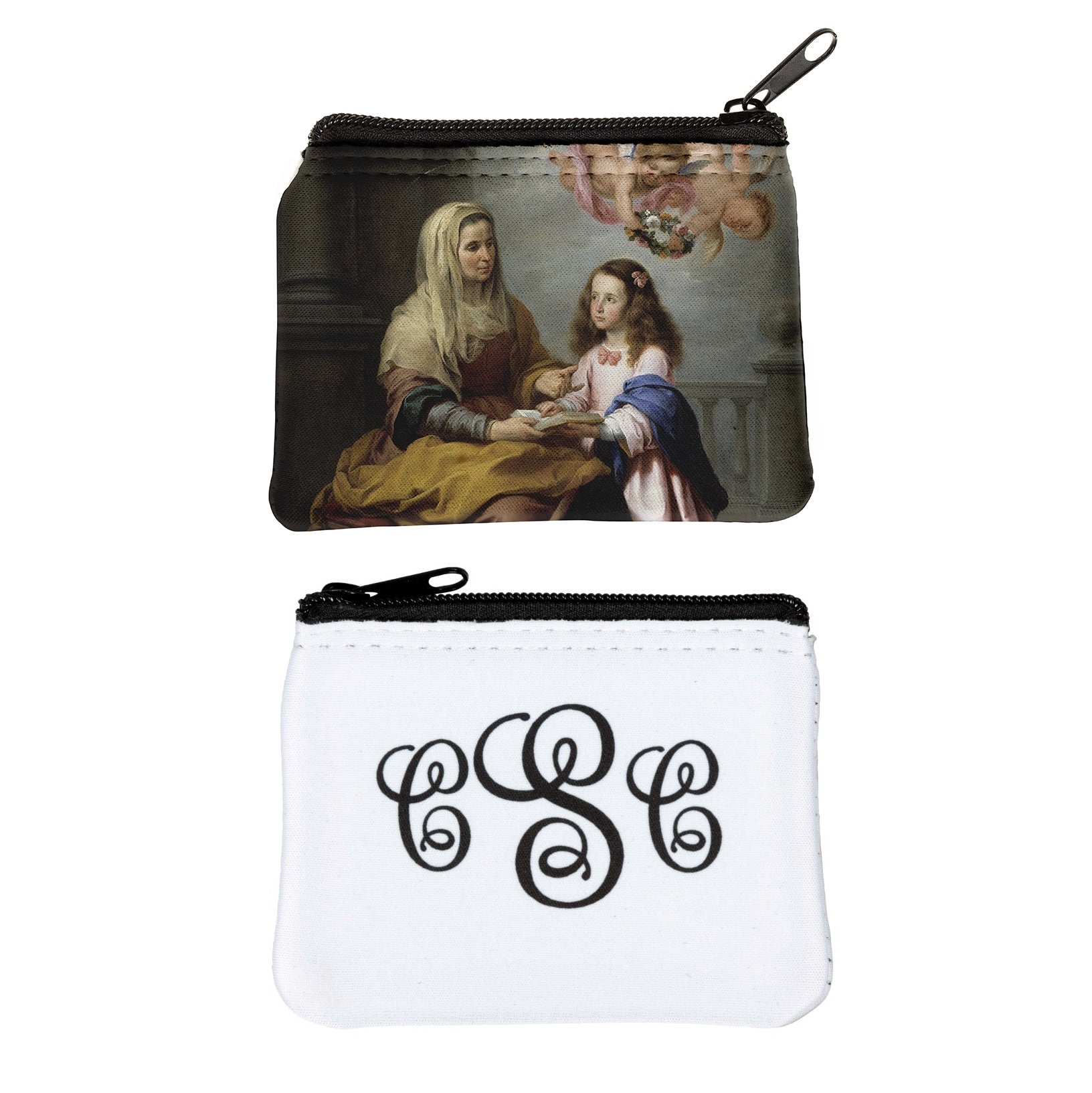 Personalized St. Ann Rosary Pouch