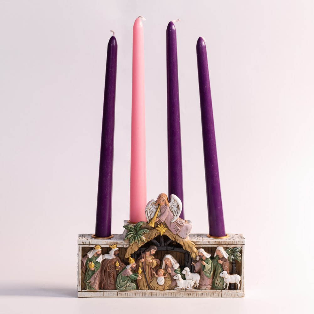 Nativity Crèche Advent Candleholder