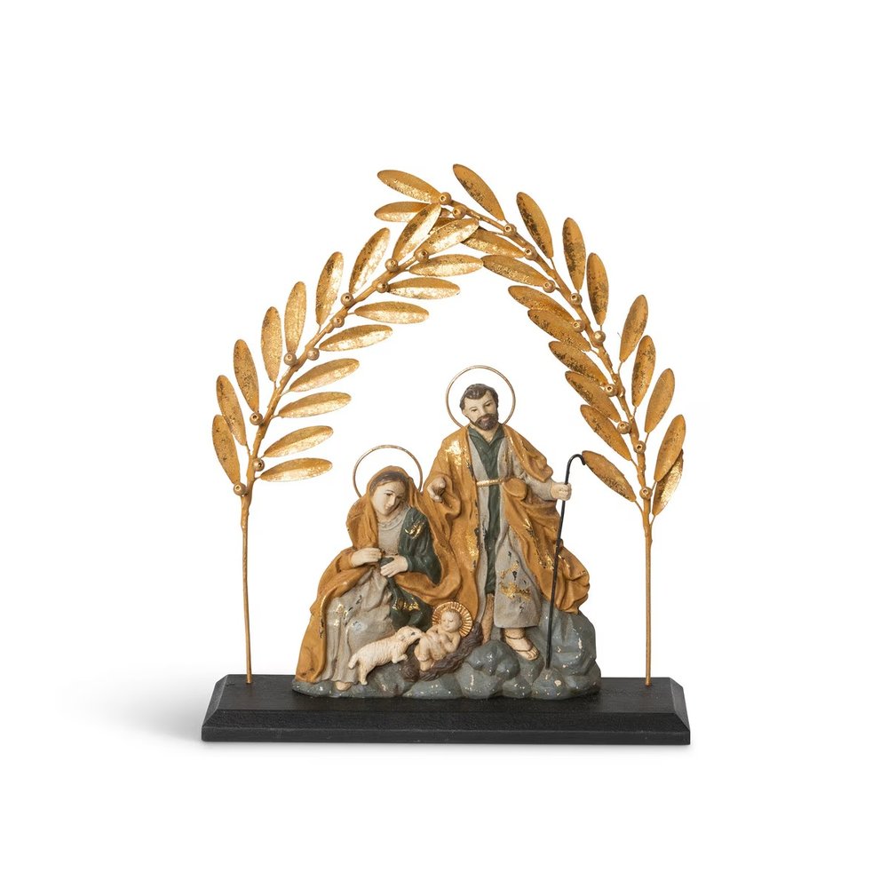 Olive Branch One-Piece Holy Family Nativity Scene