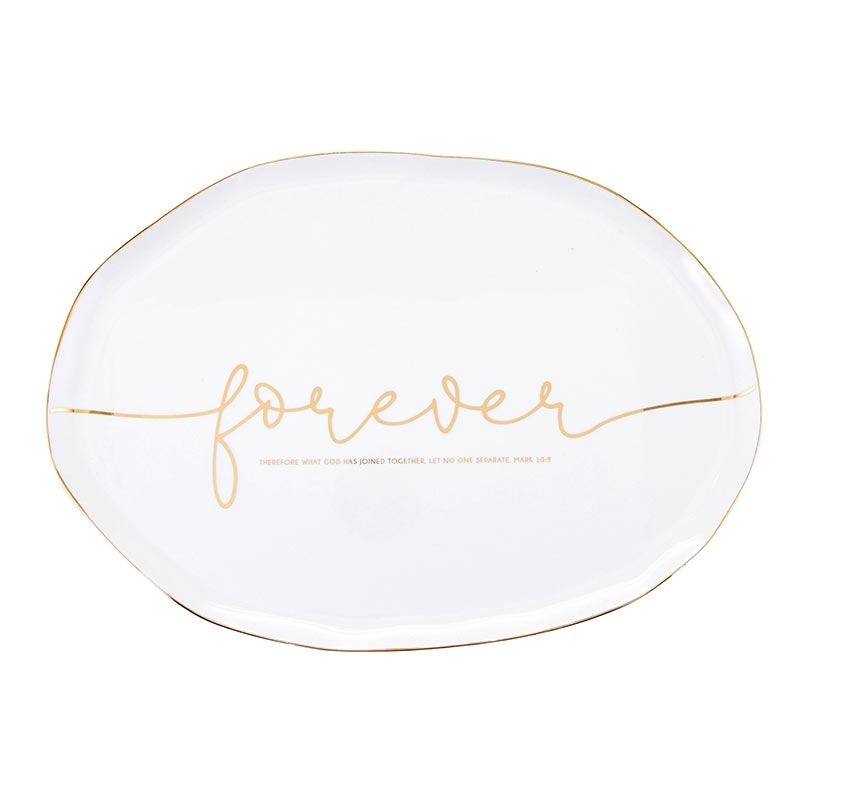 Forever Ceramic Serving Platter