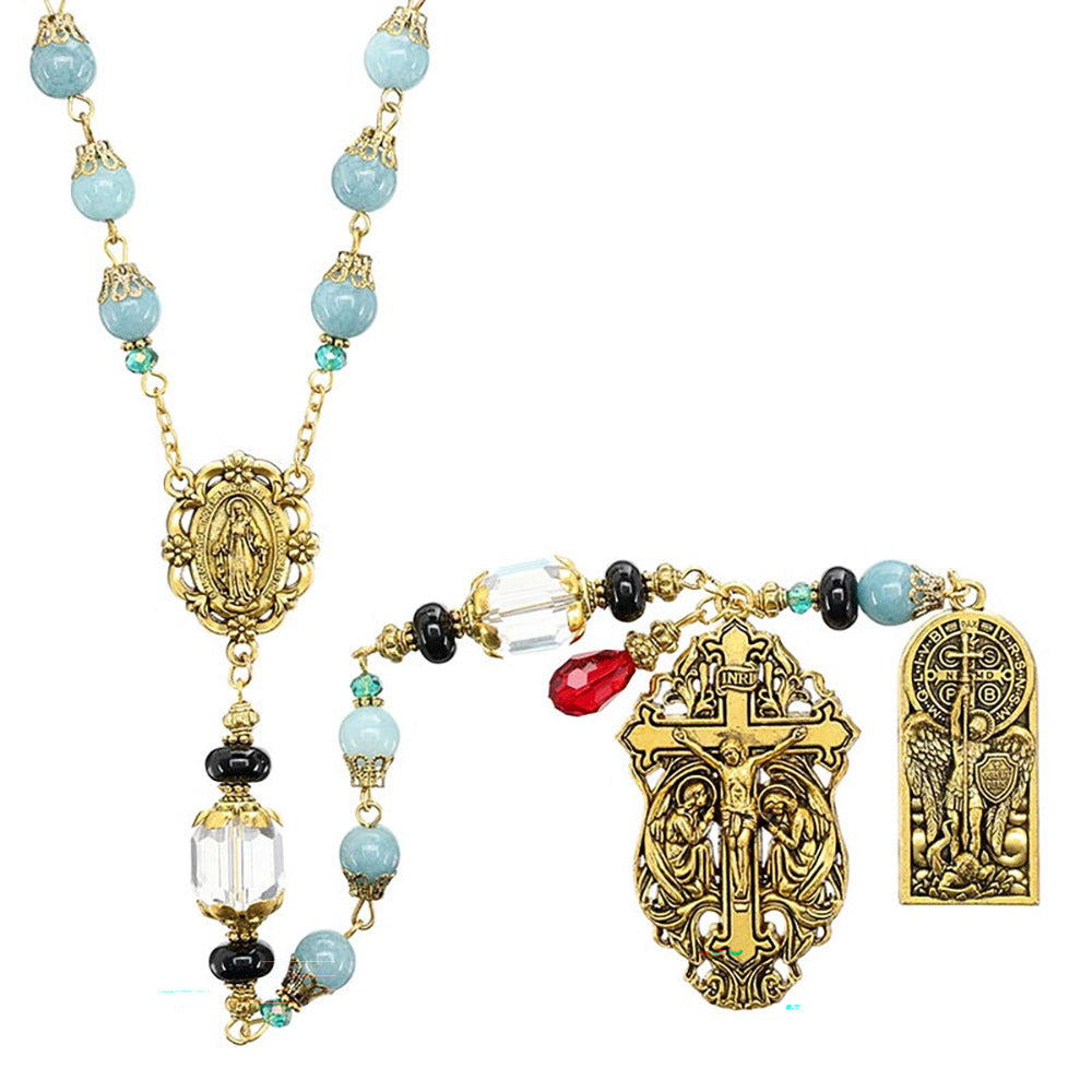 Spiritual Protectors Vintage Style Rosary