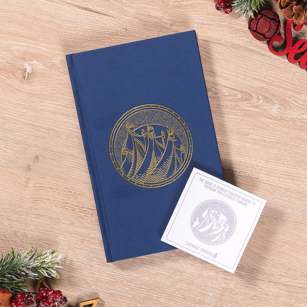 Advent to Christmas Devotional & Coloring Book Family Gift Set