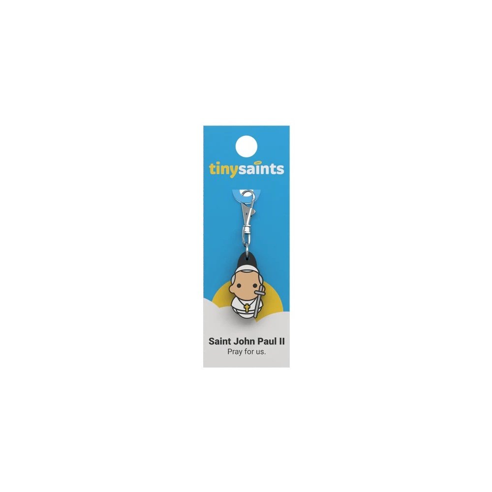 Pope St. John Paul II Tiny Saints Charm